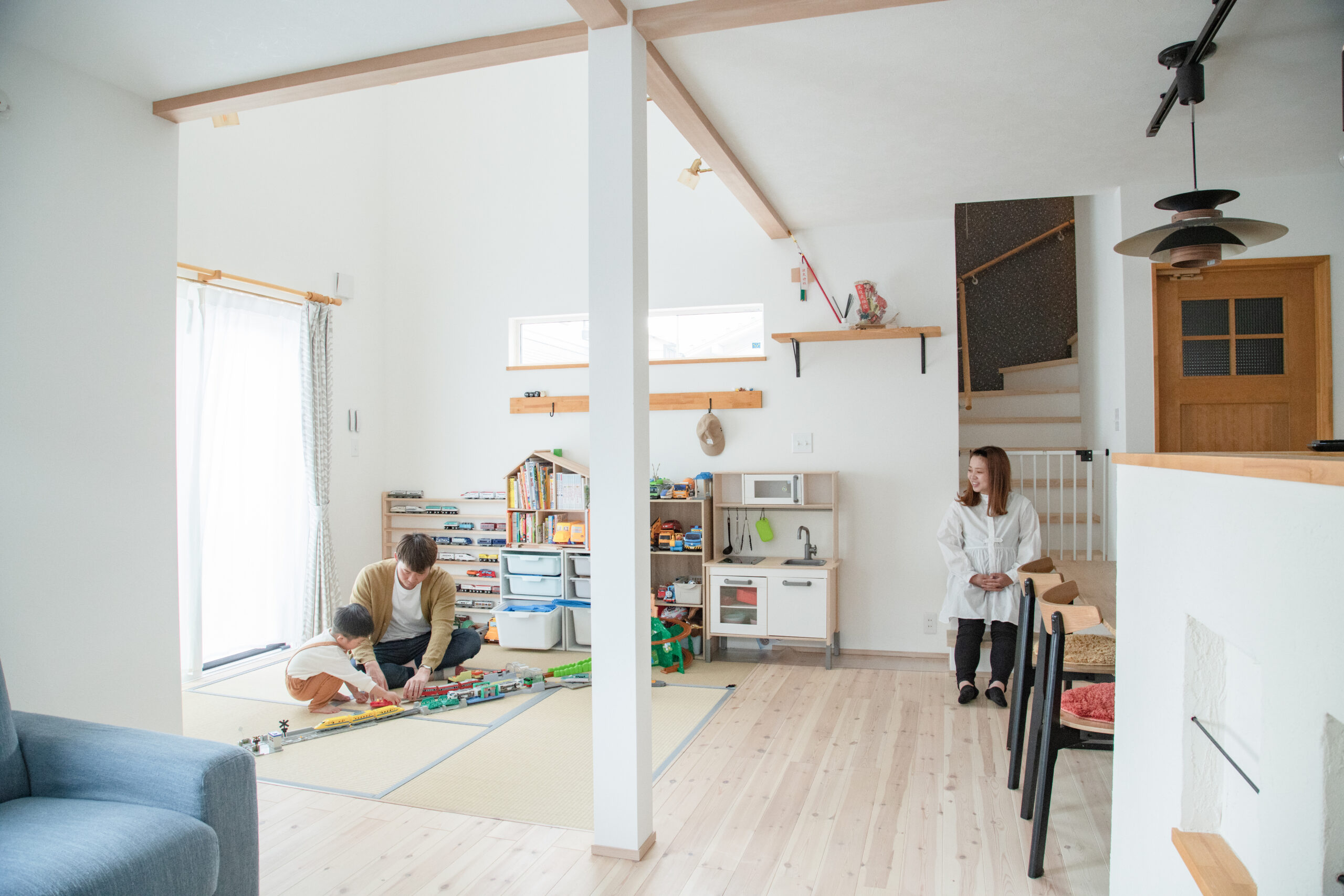 キーワードは家族のコミュニケーション｜大阪府阪南市の建築実例｜注文住宅・新築一戸建ての工務店ならマスノホームズ