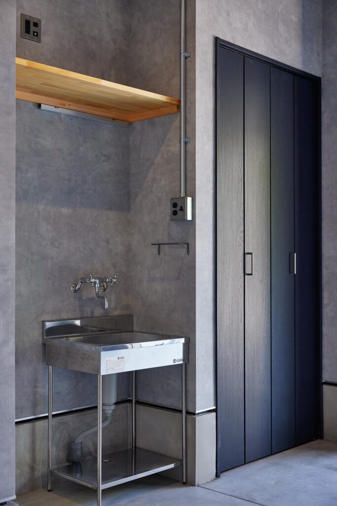 岸和田市の新築一戸建てのガレージハウスの施工事例写真