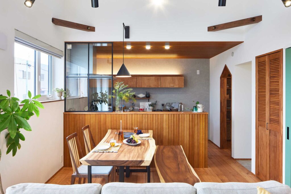 泉佐野市の平屋注文住宅の外観